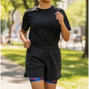 TomboyX Gender Neutral Board Shorts‎ 2X Black